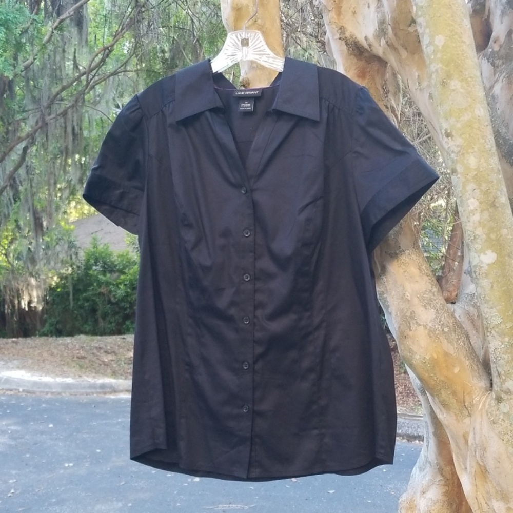 Lane Bryant Black Shortsleeve 18